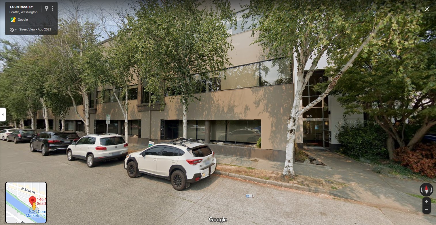 &ldquo;The building as viewed from North Canal Street&rdquo;