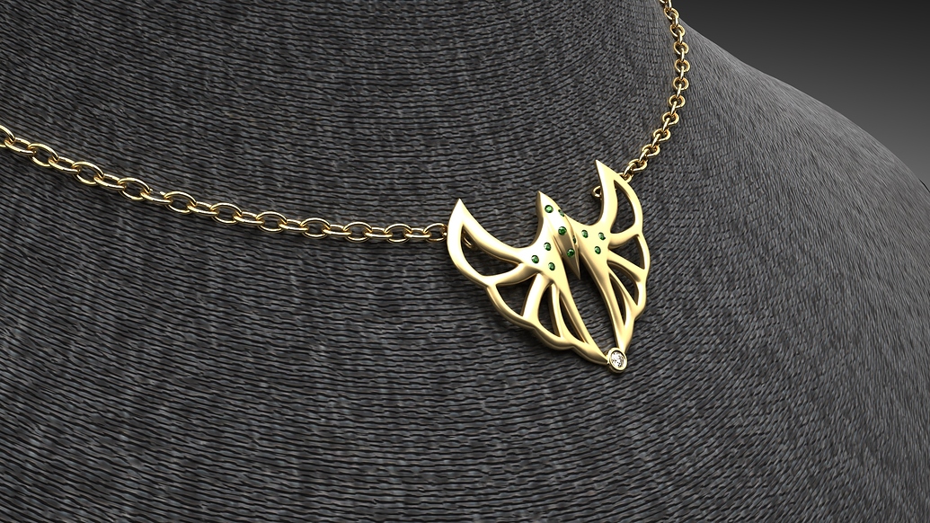 Mike MageeによるSubDのガのペンダント