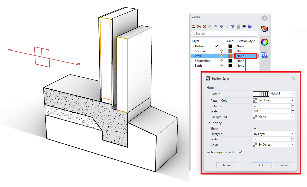 &ldquo;SectionStyle of Layers&rdquo;